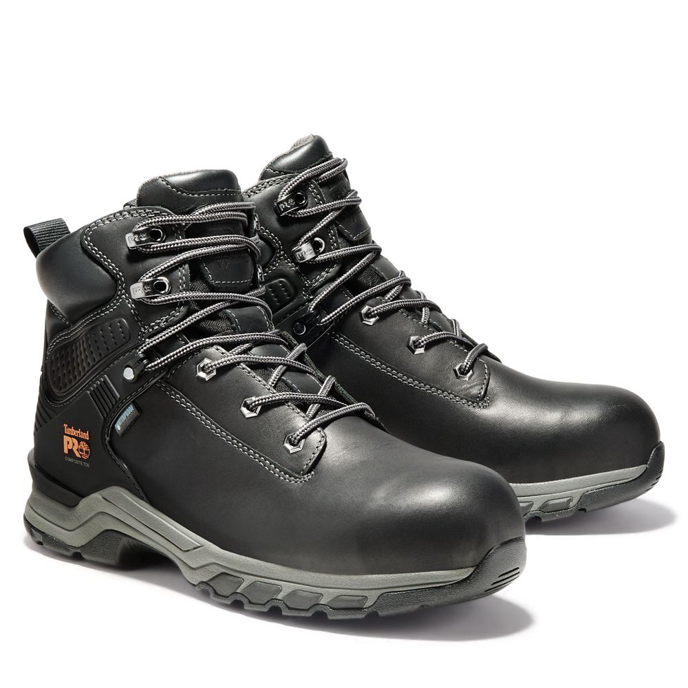 Bocanci De Muncă Timberland Barbati Negrii - Pro® Hypercharge 6\" Comp Toe - Romania - GKIDVR820